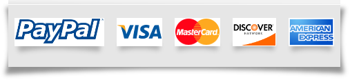 Credit Cards we accept